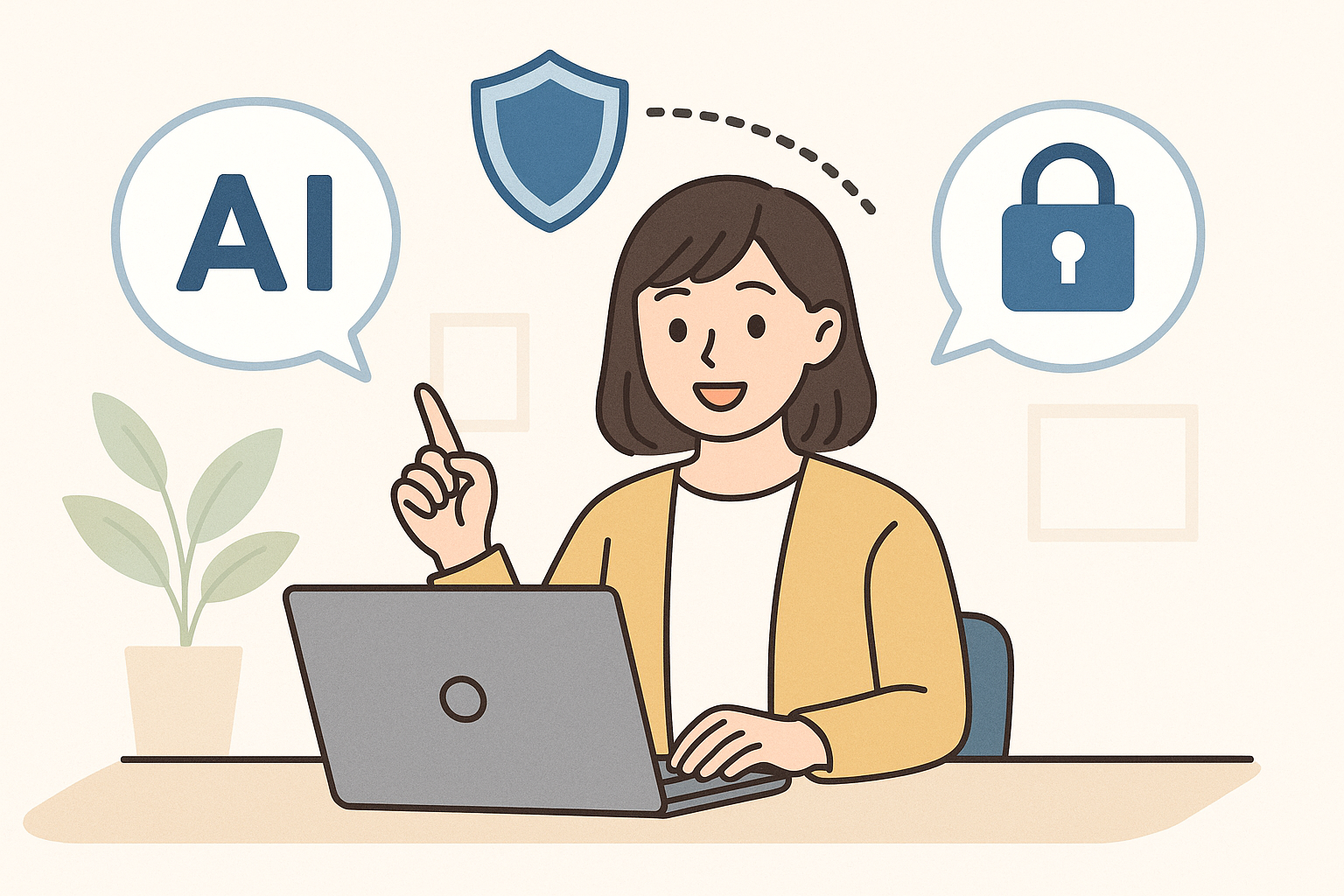 ChatGPTプライバシー保護のイメージ